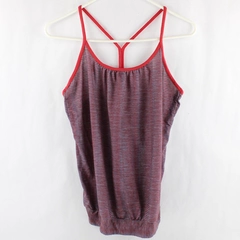 PrAna Red and Blue Patterned Spaghetti Strap Camisole Women's Size XS