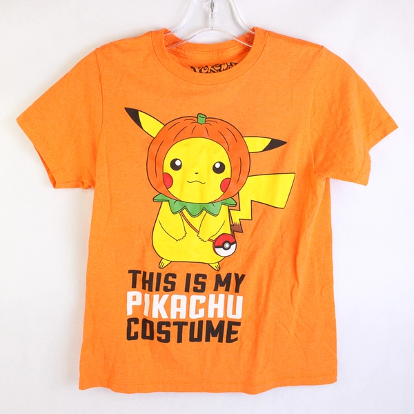 Mixed Lot of 3 Kids' Cartoon T-Shirts Boys' Size 7 Pokemon Pikachu Mickey Mouse