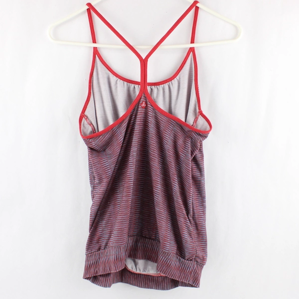PrAna Red and Blue Patterned Spaghetti Strap Camisole Women's Size XS