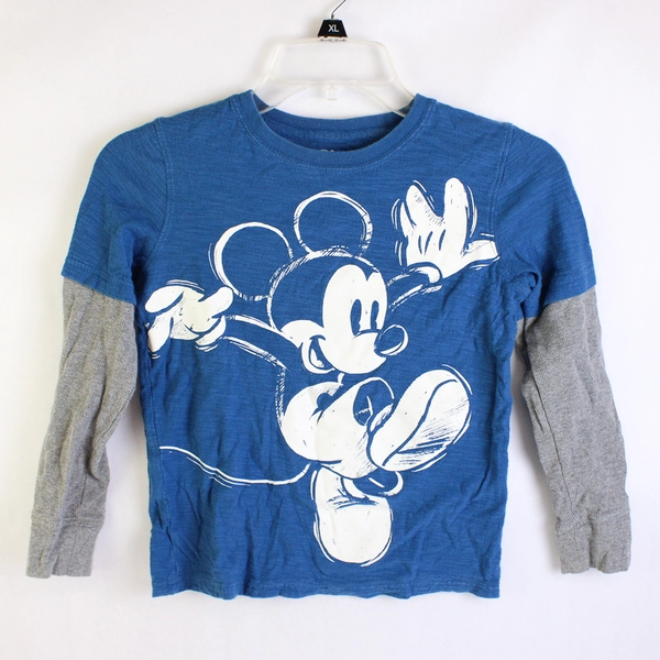 Mixed Lot of 3 Kids' Cartoon T-Shirts Boys' Size 7 Pokemon Pikachu Mickey Mouse