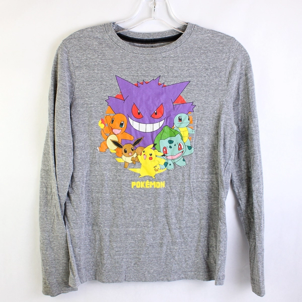 Lot of 3 Kids' Gaming and Cartoon T-Shirts Boys' Size Large Minecraft Pokemon