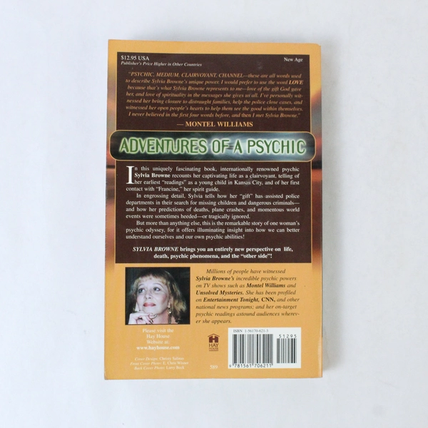 Adventures of a Psychic by Sylvia Browne 1998 Paperback - Pre-Owned Condition