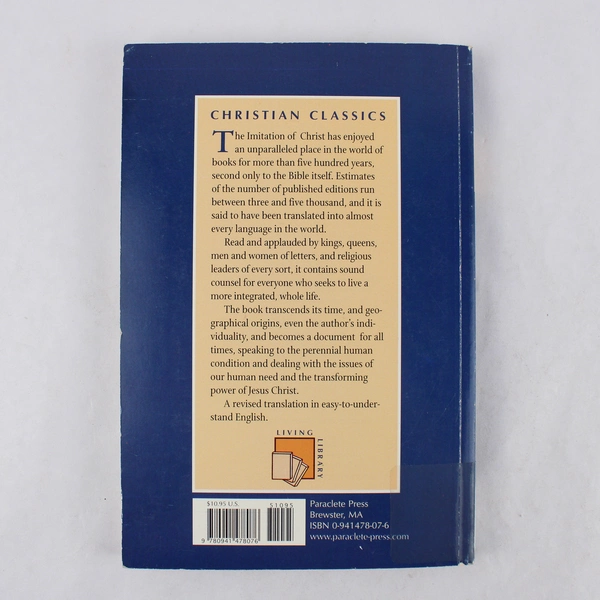 The Imitation of Christ Thomas A Kempis 1982 Paraclete Press Paperback Ex Libris