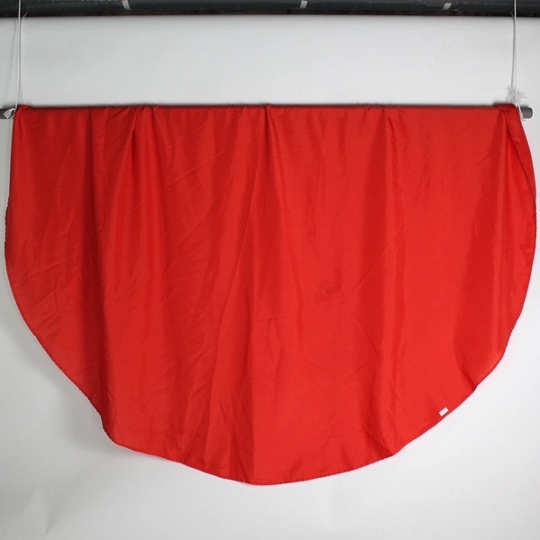 Lot of 3 Round Red Tablecloths 96" Flawed DIY Fabric Cutters