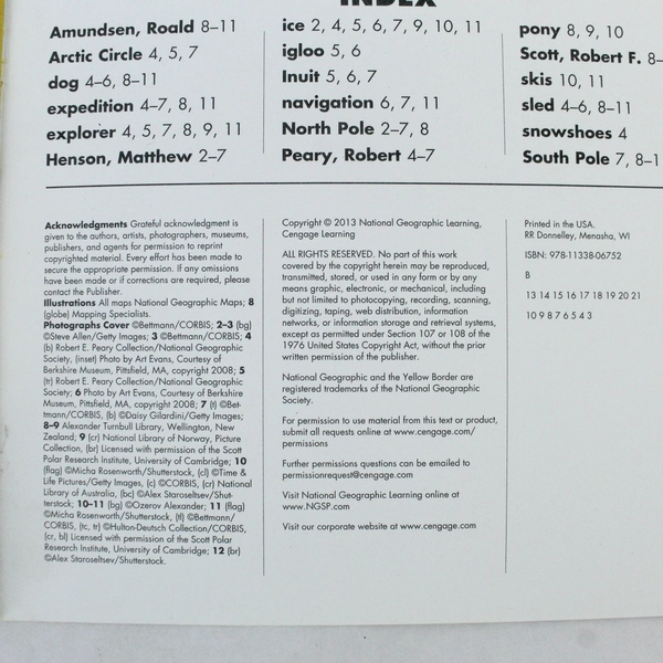 Lot of 12 National Geographic Explorer Poles Apart 2013 Pathfinder Books