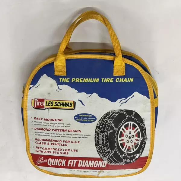 Les Schwab Quick Fit Diamond Pattern Tire Snow Chains, Stock # 1530-s