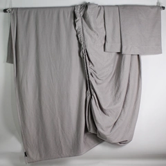 4 Piece Soft & Cozy Company Gray Fleece Full Size Bedsheet Set