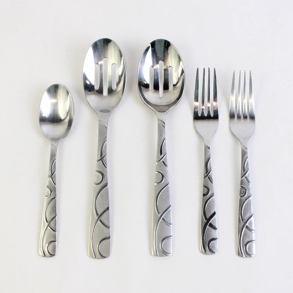 Lot of 5 Cambridge Conquest Assorted Silverware Utensils Stainless Steel