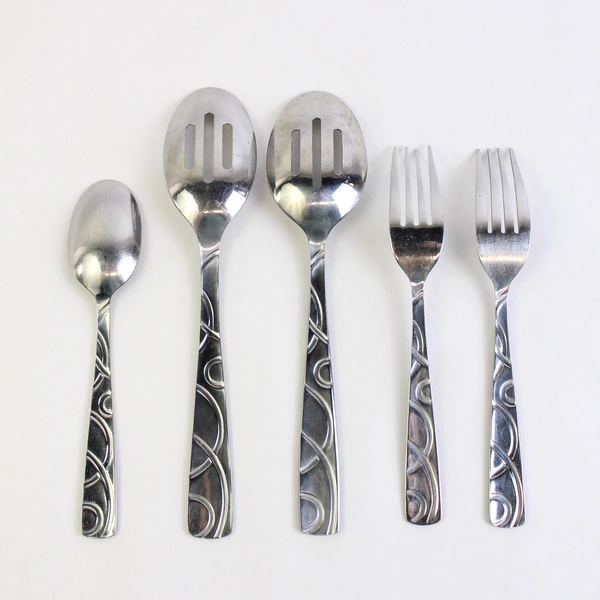 Lot of 5 Cambridge Conquest Assorted Silverware Utensils Stainless Steel