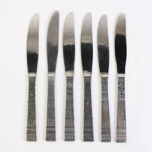 Lot of 6 Cambridge Cordoboda Dinner Knives 8 7/8" Stainless Steel