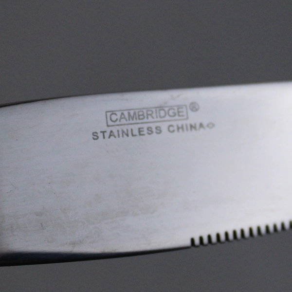 Lot of 6 Cambridge Cordoboda Dinner Knives 8 7/8" Stainless Steel