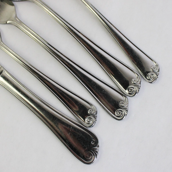 5 Piece Cambridge Anastasia Silverware Set Stainless Steel Fork Knife Spoon