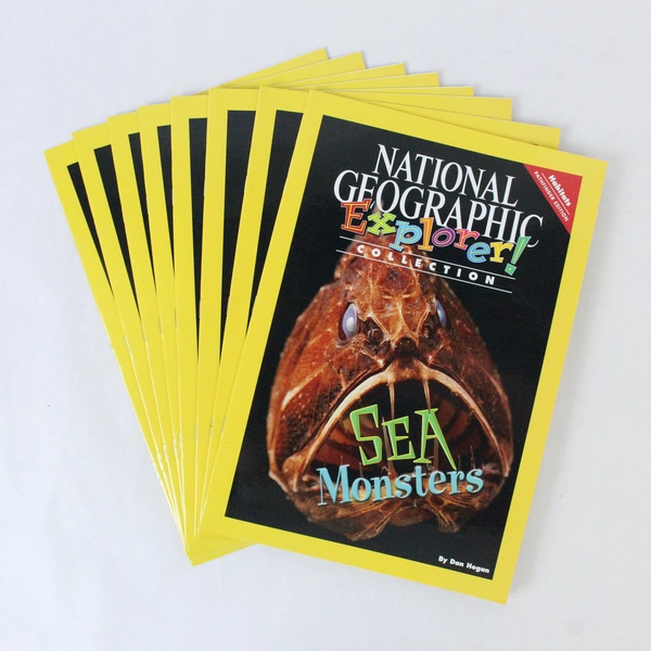 Lot of 8 National Geographic Sea Monsters Books 2007 Pathfinder Edition