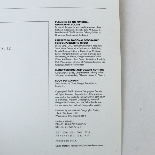 Lot of 8 National Geographic Sea Monsters Books 2007 Pathfinder Edition