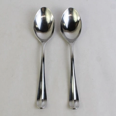 Lot Of 2 Dansk Flatware Alsace Stainless Steel Serving Spoons