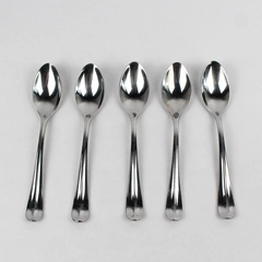 Lot Of 5 Dansk Flatwear Alsace (Stainless) Place/Oval Soup Spoon