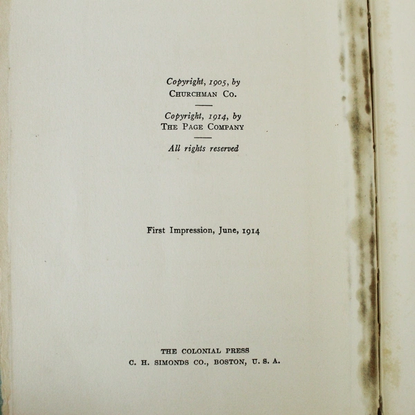 Bab's Christmas At Stanhope by Caroline E. Jacobs 1905 Hardcover