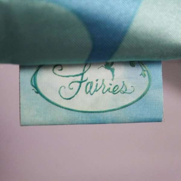 Disney Fairies Tinker Bell Twin Quilt Bedspread Polyester Purple/Aqua 87" x 64"