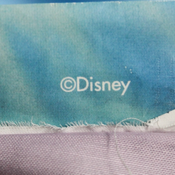 Disney Fairies Tinker Bell Twin Quilt Bedspread Polyester Purple/Aqua 87" x 64"