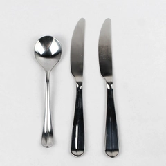 Lot Of 3 Dansk Flatware Alsace (Stainless) 2 Small 7.25" Knife & 1 Sugar Spoon