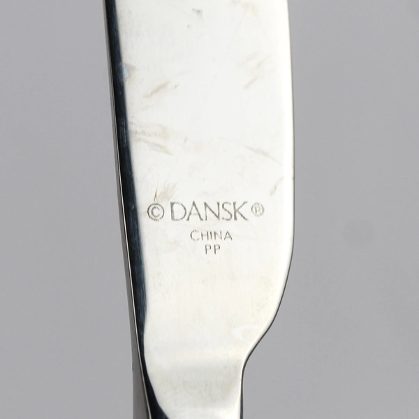 Lot Of 3 Dansk Flatware Alsace (Stainless) 2 Small 7.25" Knife & 1 Sugar Spoon