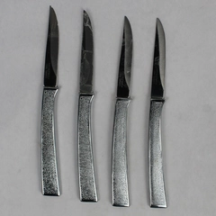 Lot of 4 Carvel Hall CVH2 Hollow Handle Steak Knife Sharp Stainless Steel