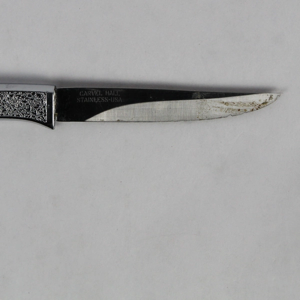 Lot of 4 Carvel Hall CVH2 Hollow Handle Steak Knife Sharp Stainless Steel