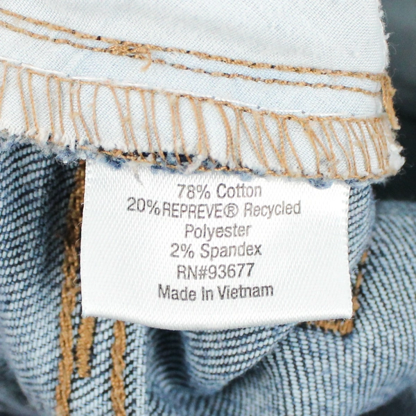 St John's Bay Medium Wash Straight-Leg Denim Jeans Women's Size 4P