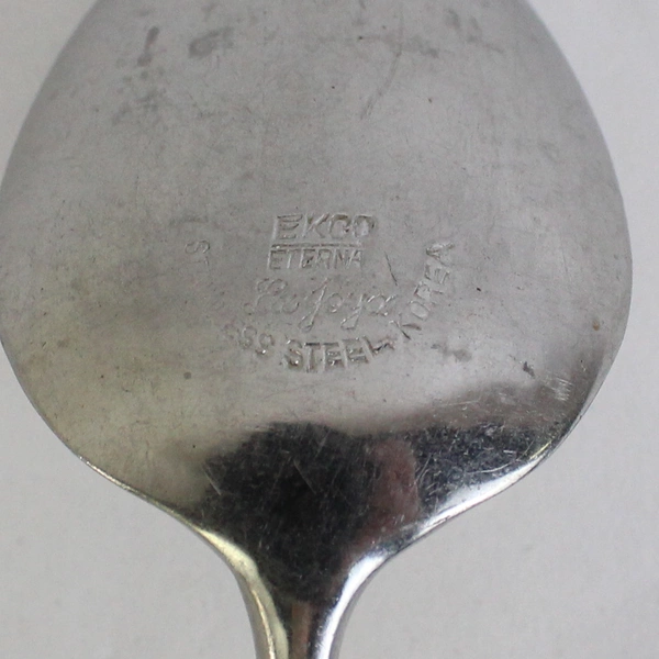 Lot Of 5 Ekco Silver Flatware 4 EKS14 Forks & 1 La Joya Soup Spoon