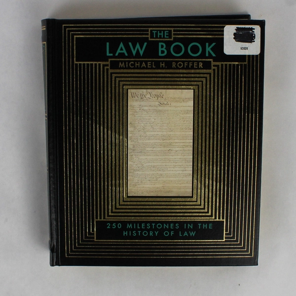 The Law Book by Michael H Roffer Milestones In The History of Law 2015 HC