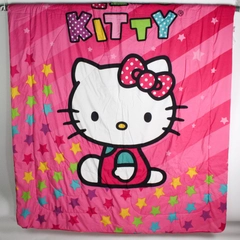 Hello Kitty Twin Bedspread Quilt Pink Kids Bedding 100% Polyester 66" x 86"