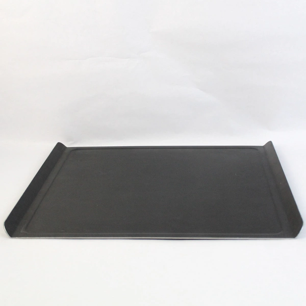 Unbranded Metal Square Baking Sheet Black/Silver U Shaped
