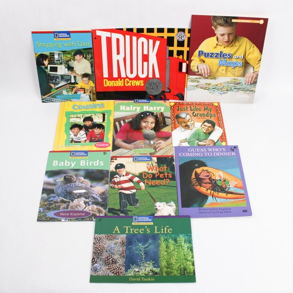 Lot of 10 Children's Early Reading Practice Books for Learning & Literacy