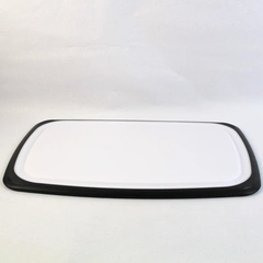 Sabatier Cutting Board Plastic White/Black Curbside 18" x 12"