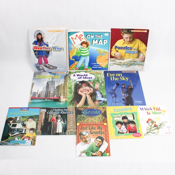 Lot of 12 Children's Reading Practice Books for Early Elementary Literacy