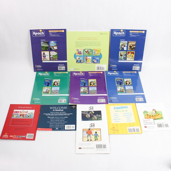 Lot of 12 Children's Reading Practice Books for Early Elementary Literacy