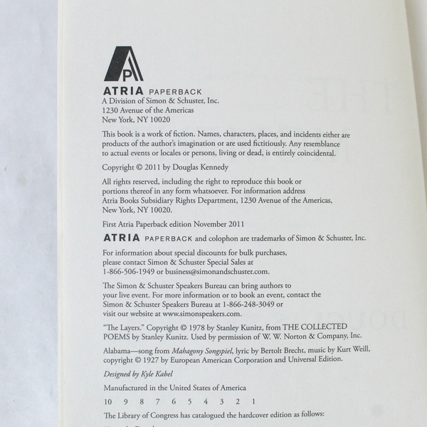 The Moment by Douglas Kennedy 2011 Paperback Atria Books