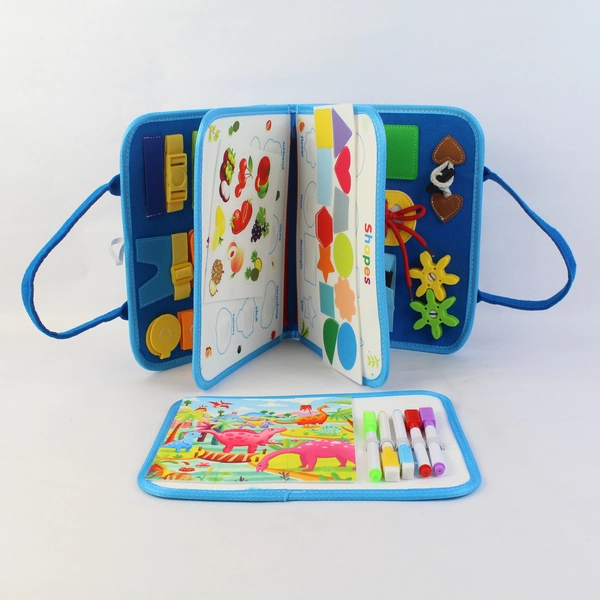 Giant Cabbage Busy Board Sensory Toys for Toddlers Dinosaur Montessori