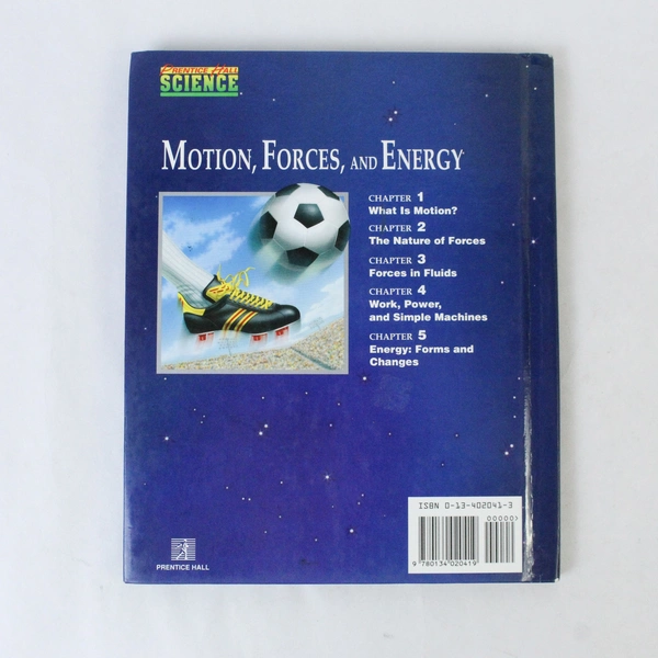 Motion, Forces and Energy Hardcover Book, 1994 Edition, Good Condition