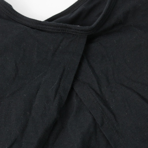 Fabletics Long Sleeve Open Back Athletic Shirt Top Black Women's Size XS