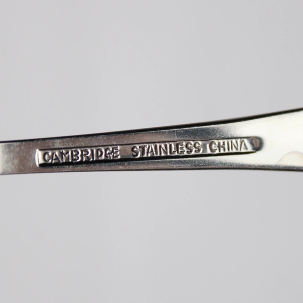 Lot of 7 Cambridge Teaspoons, American Pride Stainless Steel 6"