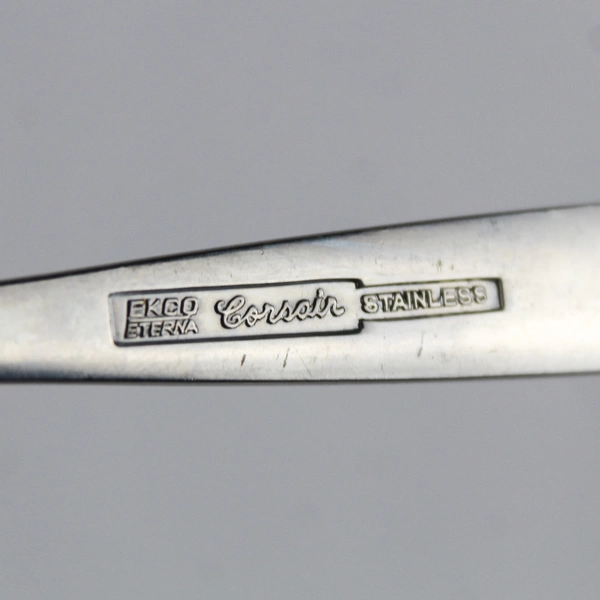 Lot Of 7 Ekco Silver Flatware Corsair (Stainless) Teaspoons