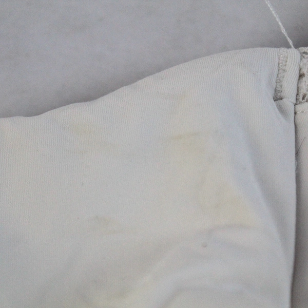 Maidenform Lacy White Nylon Wireless Bra Women's Size Small Flawed