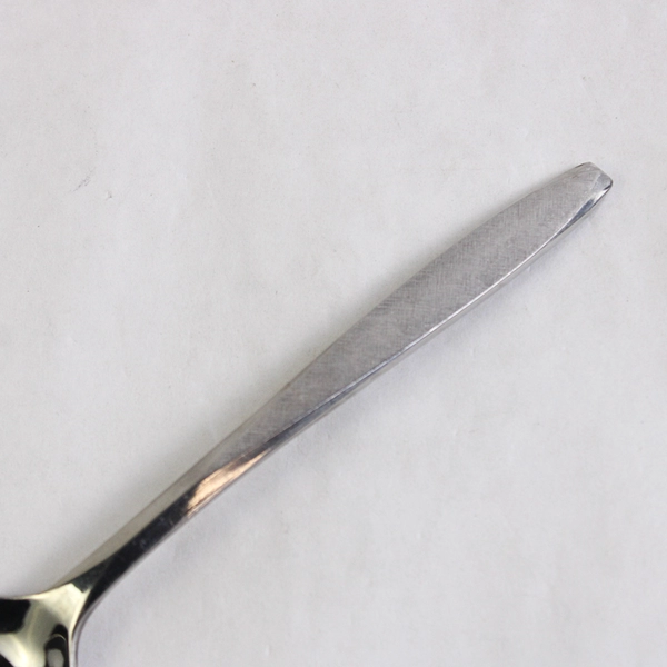 Lot Of 5 Ekco Silver Flatware Corsair Stainless Place Oval Soup Spoons