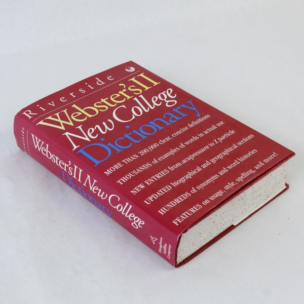 Webster's II New College Dictionary Houghton Mifflin Company 1995 Hardcover DJ