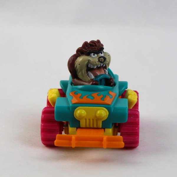 1992 McDonald's Warner Bros. Looney Tunes Quack Up Cars Taz Tornado Tracker