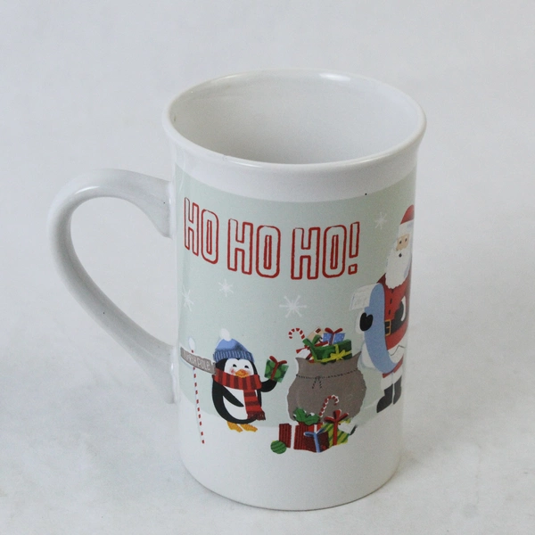 Royal Norfolk Christmas Mug With Santa Graphic Dishwasher and Microwave Safe