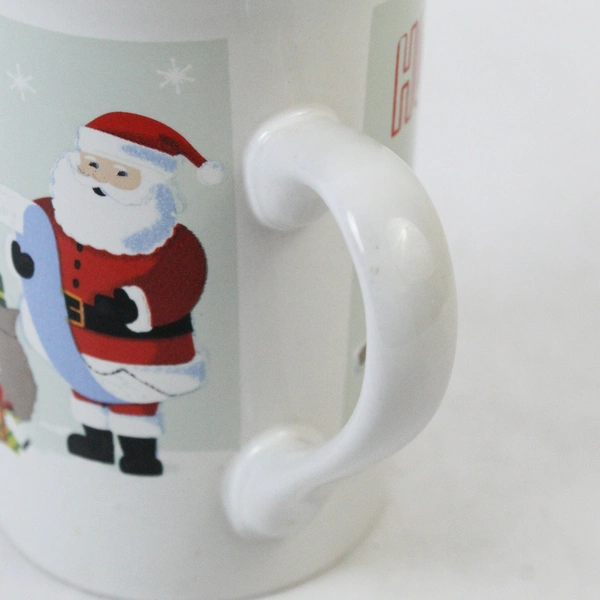 Royal Norfolk Christmas Mug With Santa Graphic Dishwasher and Microwave Safe