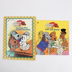 Lot of 2 Vintage 1980s Golden Book Pound Puppies Paperback Kids' Books