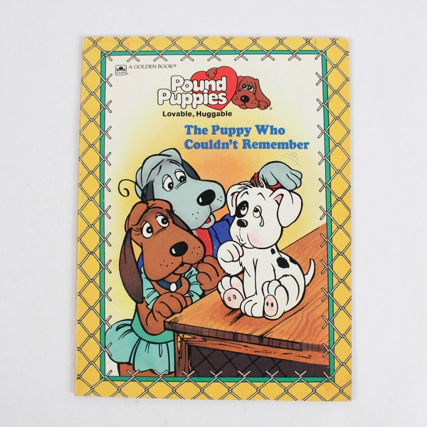 Lot of 2 Vintage 1980s Golden Book Pound Puppies Paperback Kids' Books